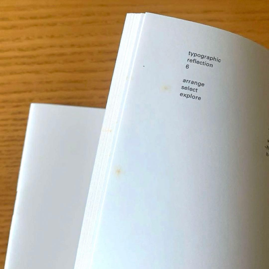 タイポグラフィックリフレクション6 ヘルムート・シュミット