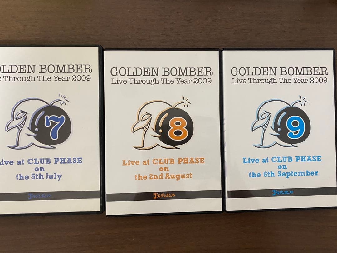 【値下げ】ゴールデンボンバー 2009年12ヶ月連続ワンマンDVD 12巻セット