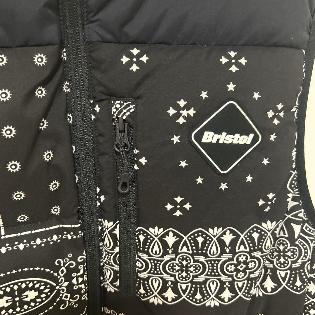 週末限定価格 FCRB ベスト ダウン ペイズリー