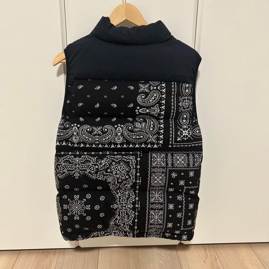 週末限定価格 FCRB ベスト ダウン ペイズリー