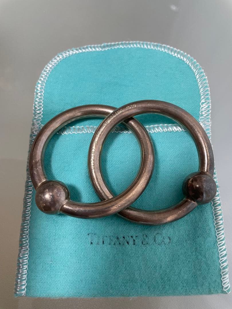 ティファニー　ベビーラトル　シルバー　赤ちゃん　にぎにぎ