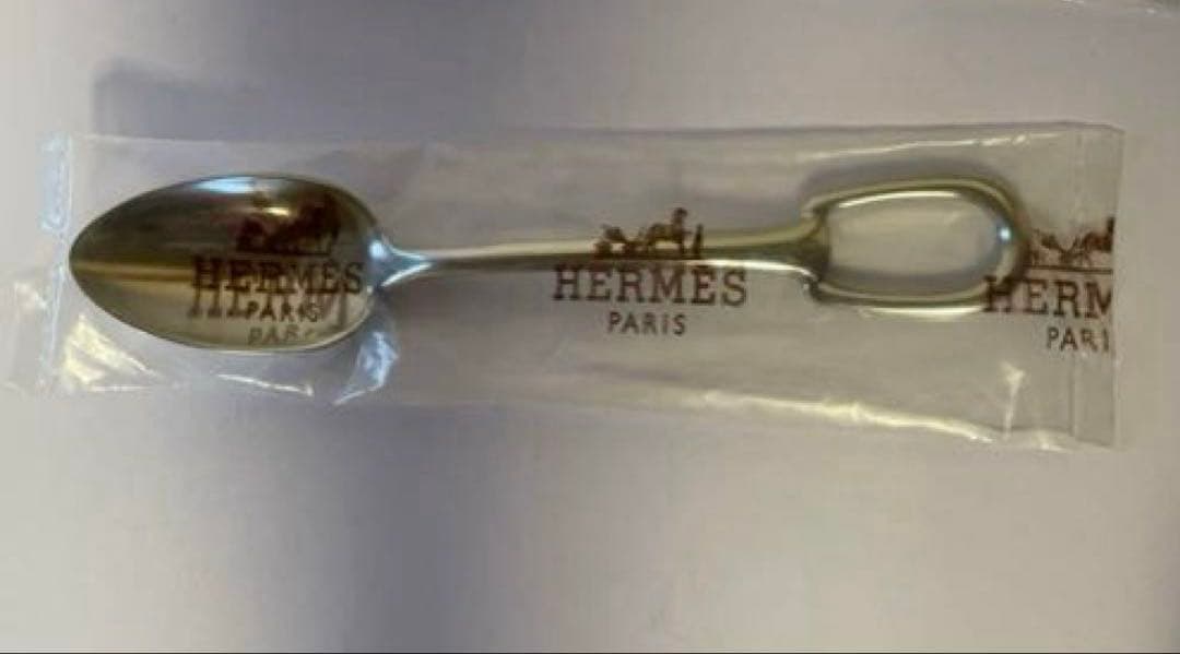 HERMES新品ティースプーン 〈アトラージュ〉 ステンレススティール✖️2