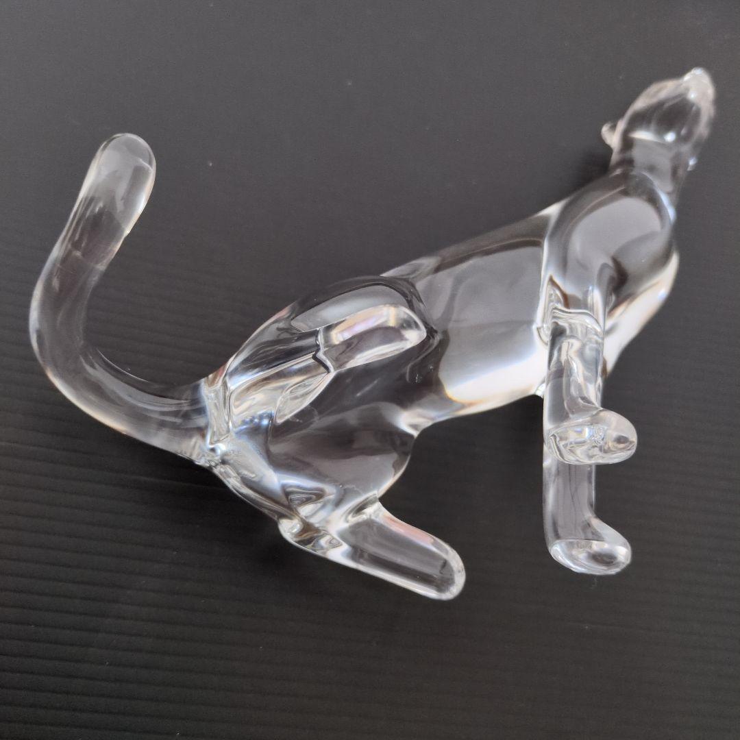 （希少）Baccarat バカラ（大型） チーター ヒョウ フィギュリン