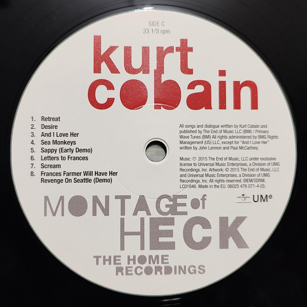 極美LP カート・コバーン / COBAIN：モンタージュ・オブ・ヘック OST