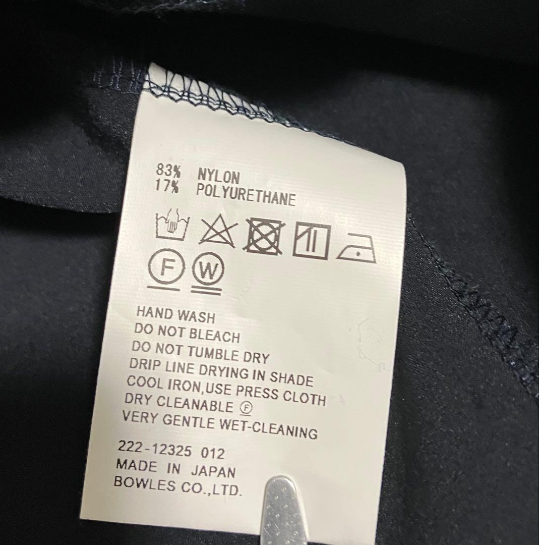 HYKE 長袖ブラウス　NAVY