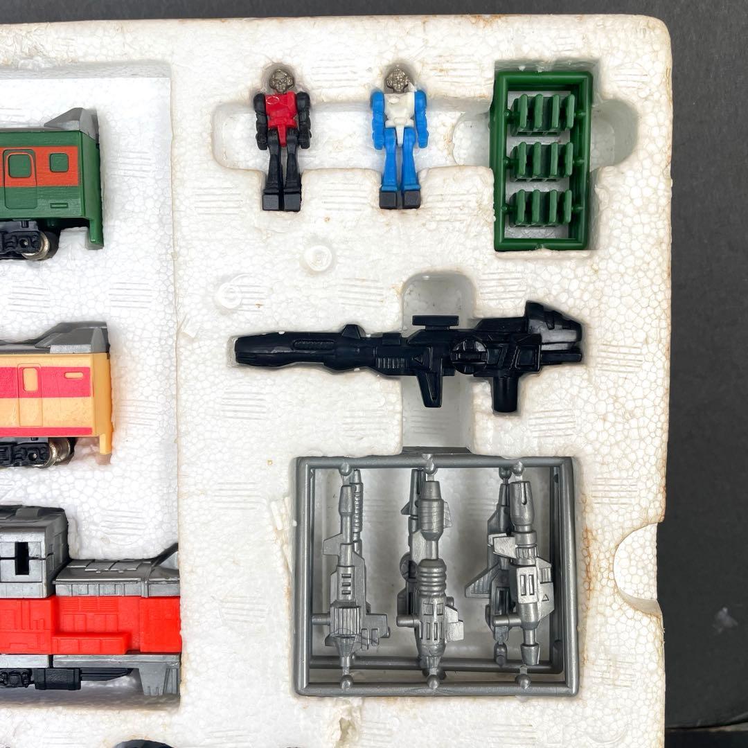 タカラ　ダイアクロン　トレインロボ６体編成　DXセット　1980年製