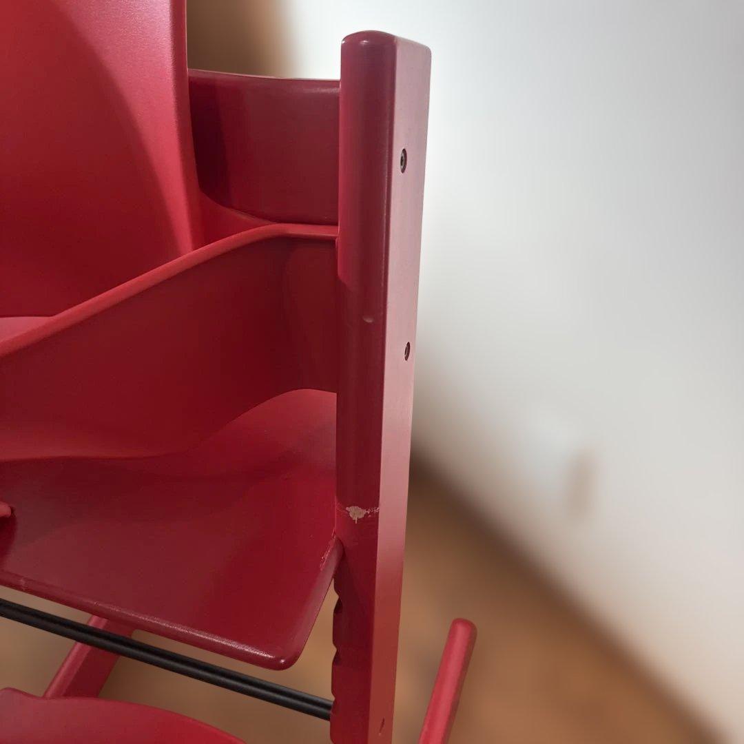 良品　ストッケ　トリップトラップ　ベビーチェア　レッド　シリアルナンバー3