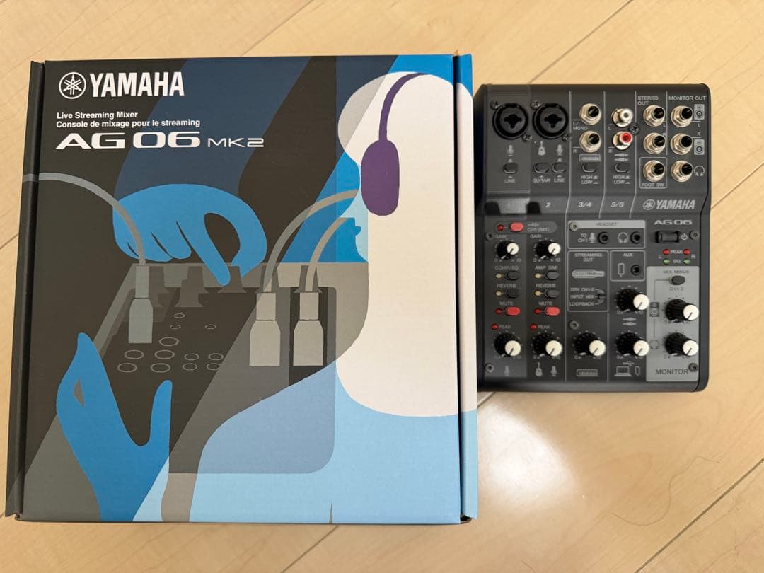 Yamaha AG06 MK2 ストリーミングミキサー 本体