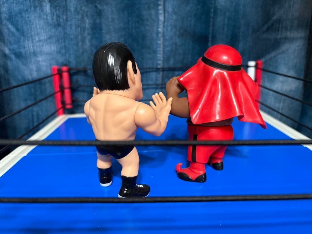 16d フィギュア12体+プロレスリング+カブキサイン　セット