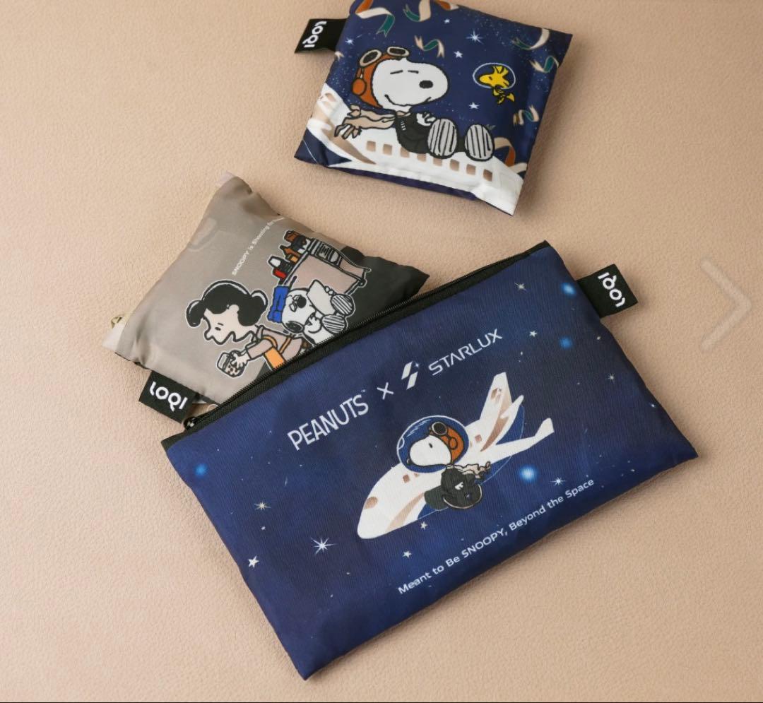 スヌーピー　スターラックス航空　LOQI エコバッグ