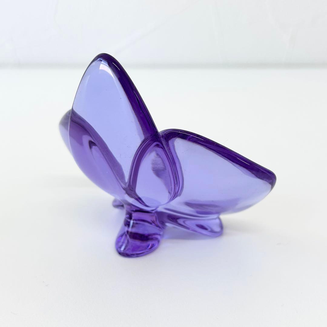 (k20)Baccarat バカラ オーキッドフラワー 洋蘭 パープル