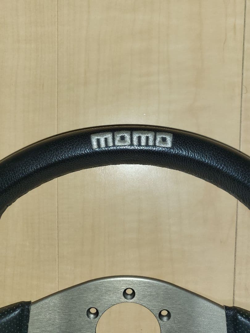 s*s様 momo -LUCEステアリング350mm 正規品新品ホーンボタン赤I