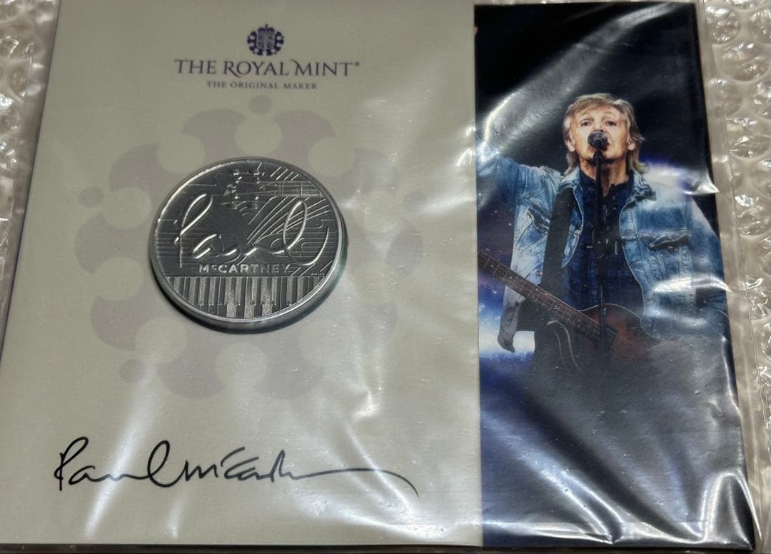 ジョンレノンポールマッカートニージョージマイケル英国記念セット★ビートルズ