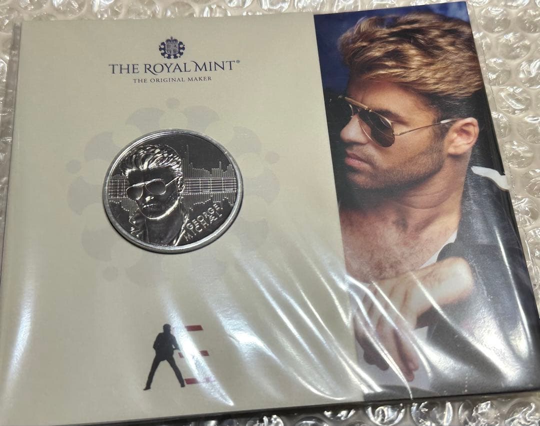 ジョンレノンポールマッカートニージョージマイケル英国記念セット★ビートルズ