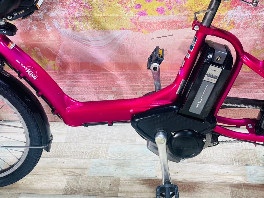 ZK3351 電動自転車 ヤマハ パスキス 子供乗せ 20インチ 送料無料