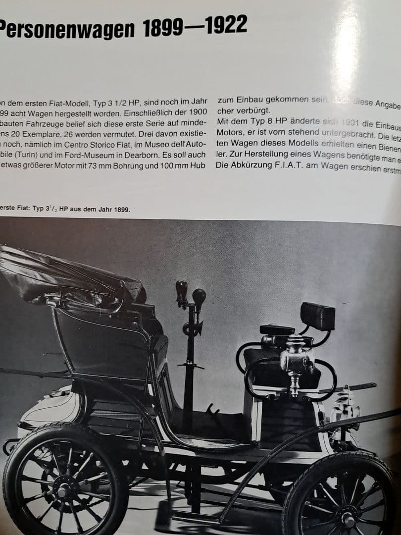 希少 洋書 Alle FIAT Automobile 1899-1986
