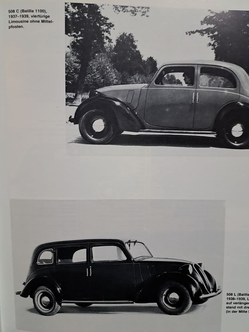 希少 洋書 Alle FIAT Automobile 1899-1986