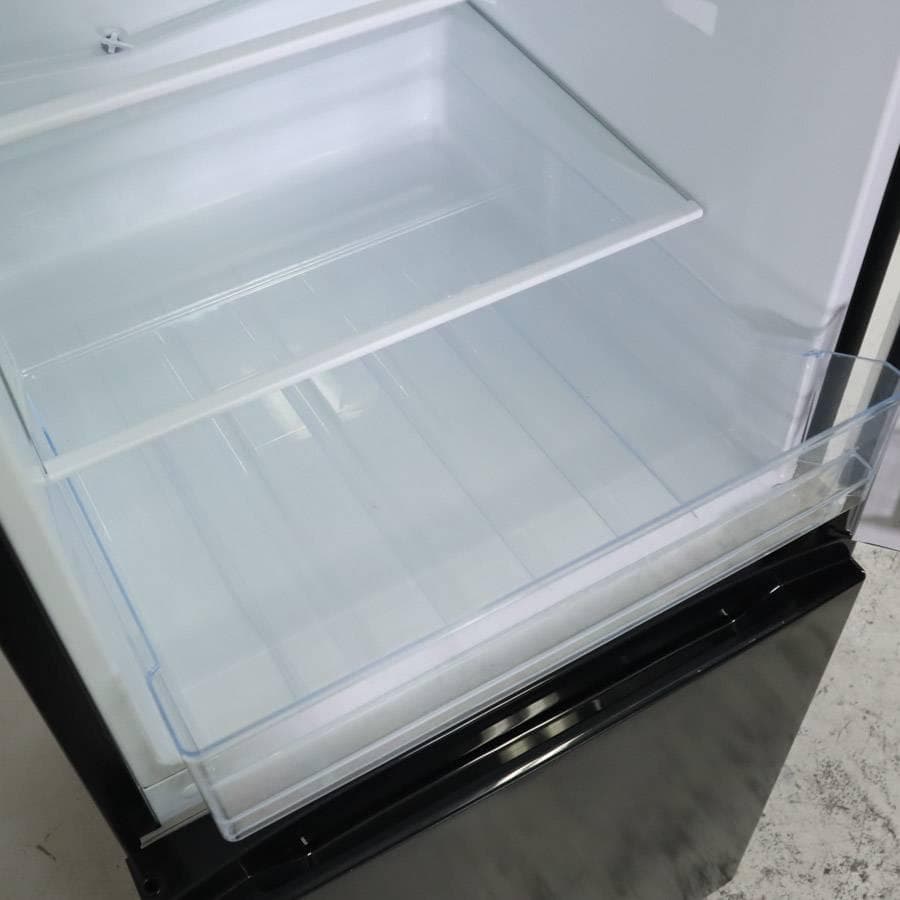 2022年 ハイセンス 175L 2ドア冷蔵庫 HR-D1701B 右開ブラック