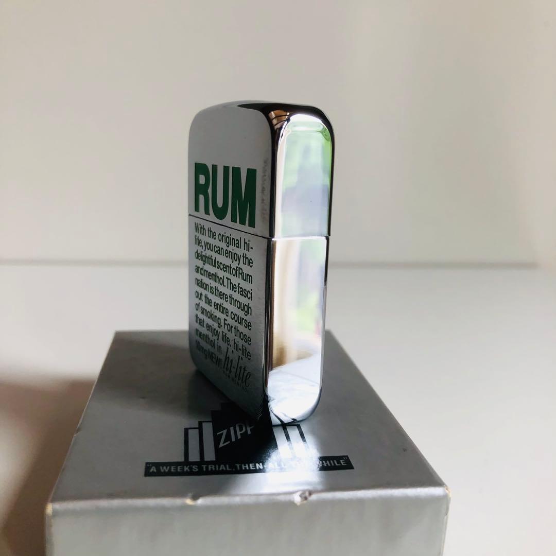 新品ハイライト初期41レプリカRUMメンソールZIPPO非売品未使用
