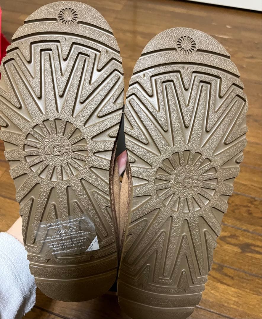 UGG ブラウン Kenton スリッポンムートンブーツ　25センチ　新品未使用