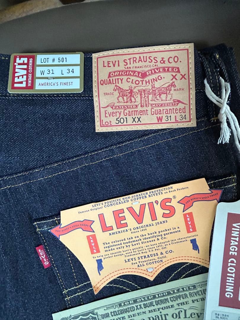 のぶ リーバイス LVC507XX 501XX1955モデル セットアップ