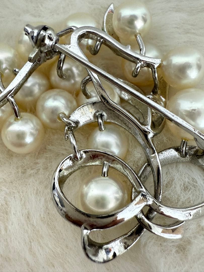 MIKIMOTO 真珠 ブローチ