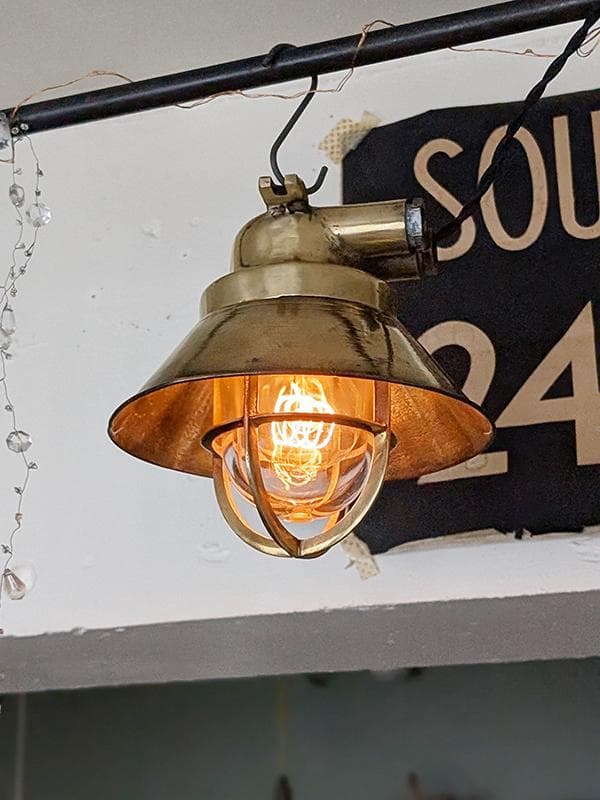 K*y様 〜 ビンテージ マリンランプ1 工業系 船舶 カフェ 〜