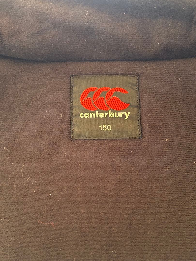 【年内発送本日購入迄】カンタベリー　ベンチコート 150cm 黒　フード付き