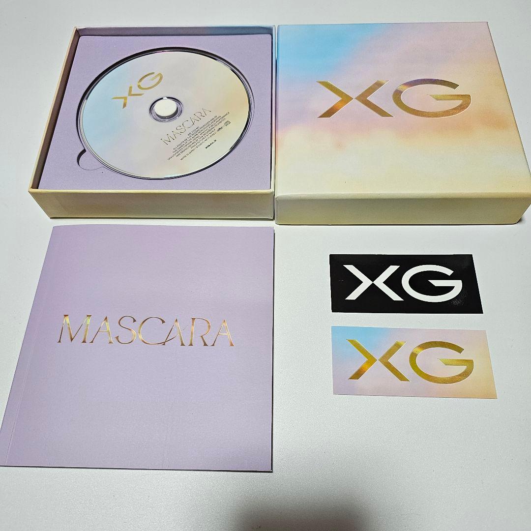 限定 XG MASCARA マスカラ CD アルバム 冊子 ステッカー2枚付