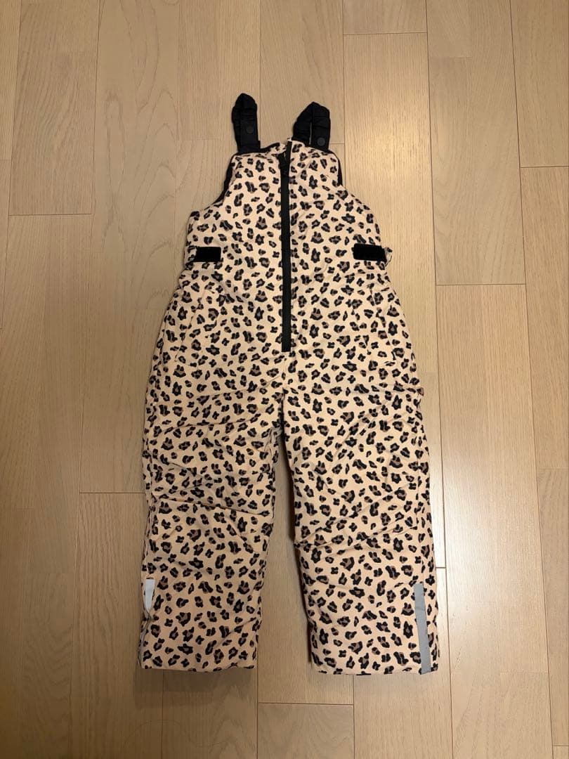 ZARA SKI ヒョウ柄 スキーウェア 上下セット 116