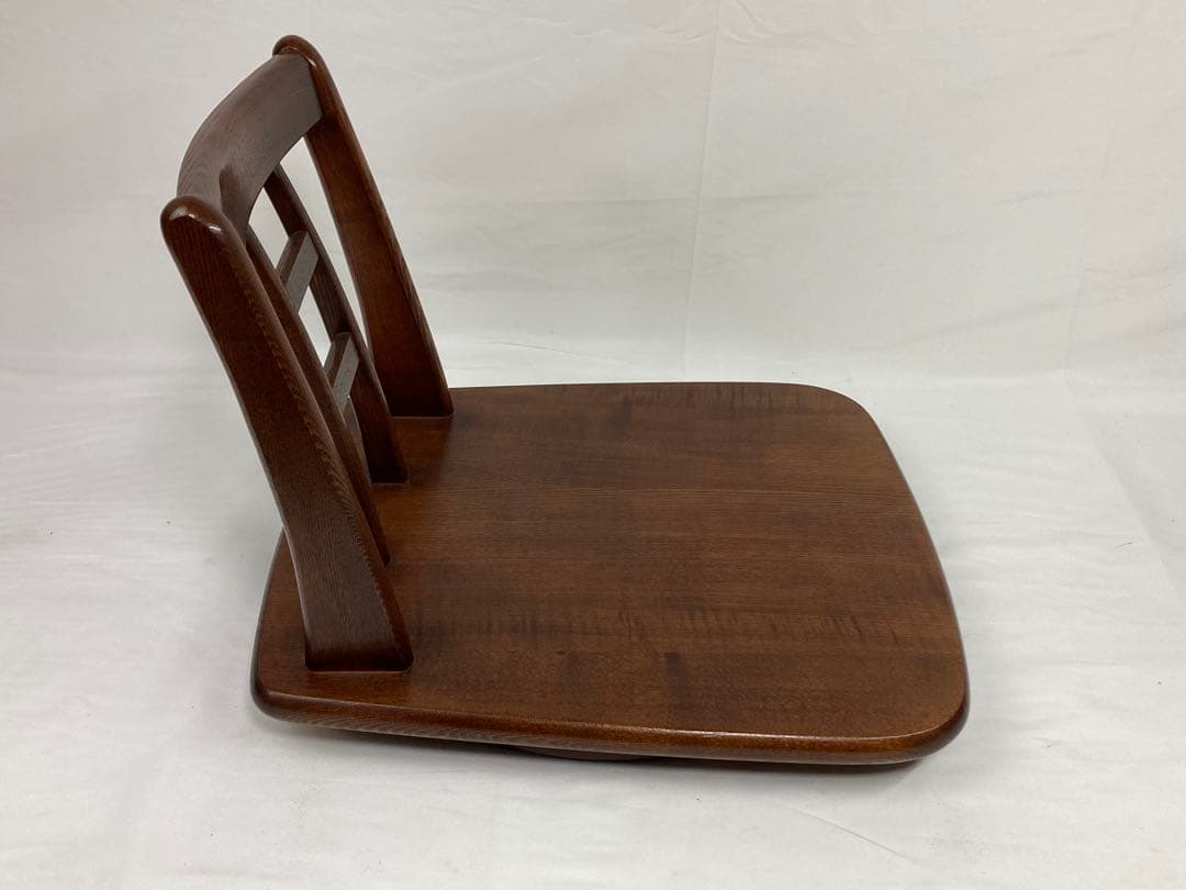 回転座椅子 FURNITURE 木製 ロータイプ 360度 和室 和風家具 ①