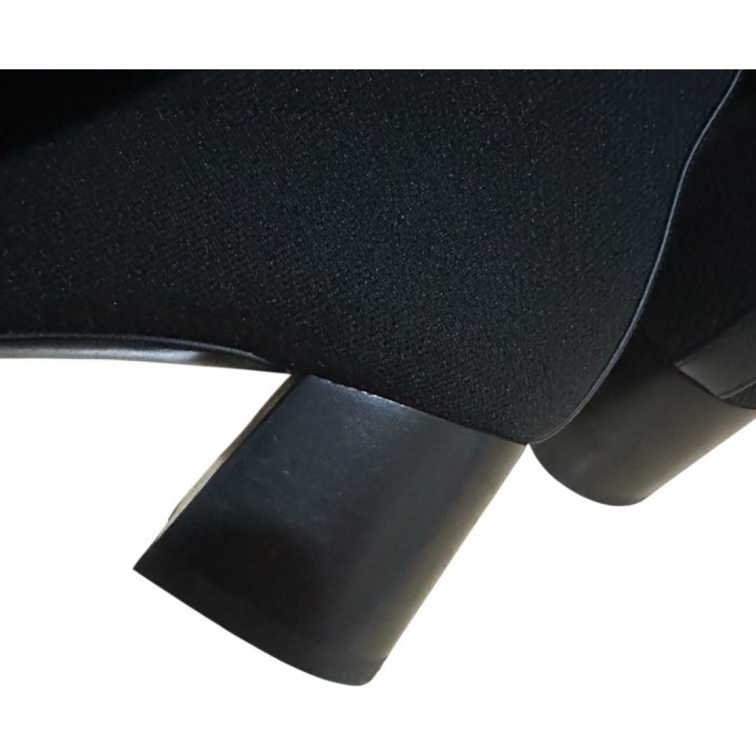 【美品】【限定価格】エルメスHERMESフォンテーヌロングブーツニットブーツ