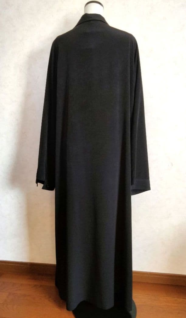 現行　Y's ヨウジヤマモト　ロングシャツワンピース　2　オープンカラー ドレス
