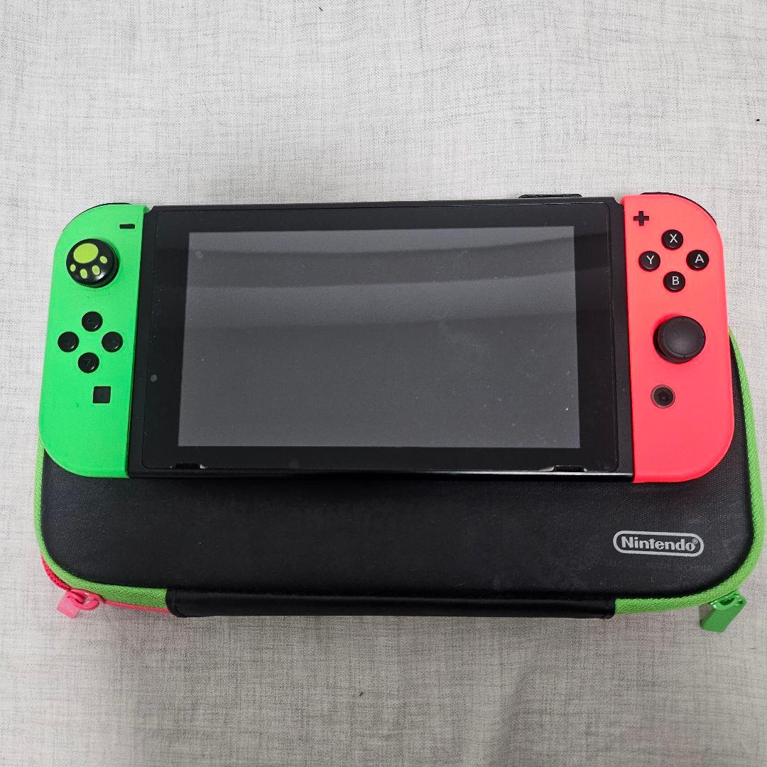 Nintendo Switch 本体 スプラ 充電器付き