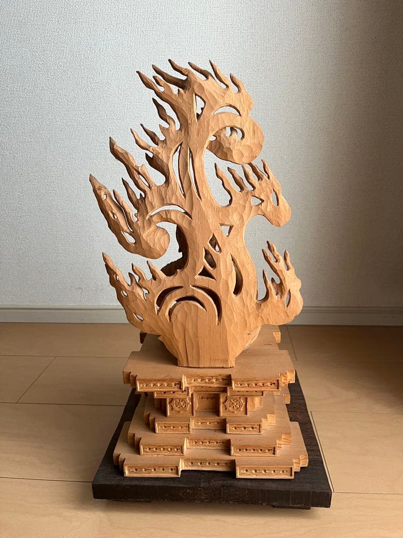 木製仏像 高さ約45cm