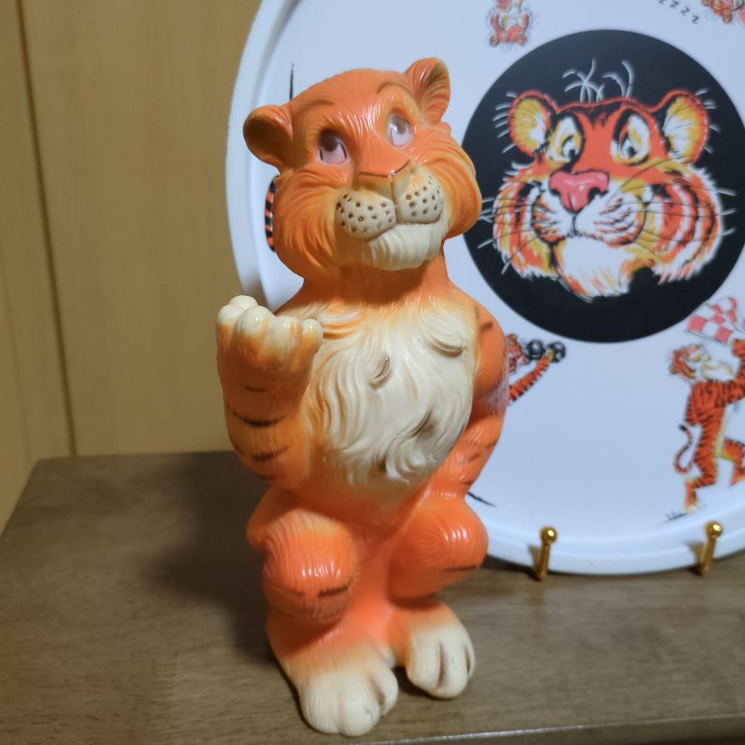 【稀少】エッソタイガー貯金箱＆トレイセット(ヴィンテージ)