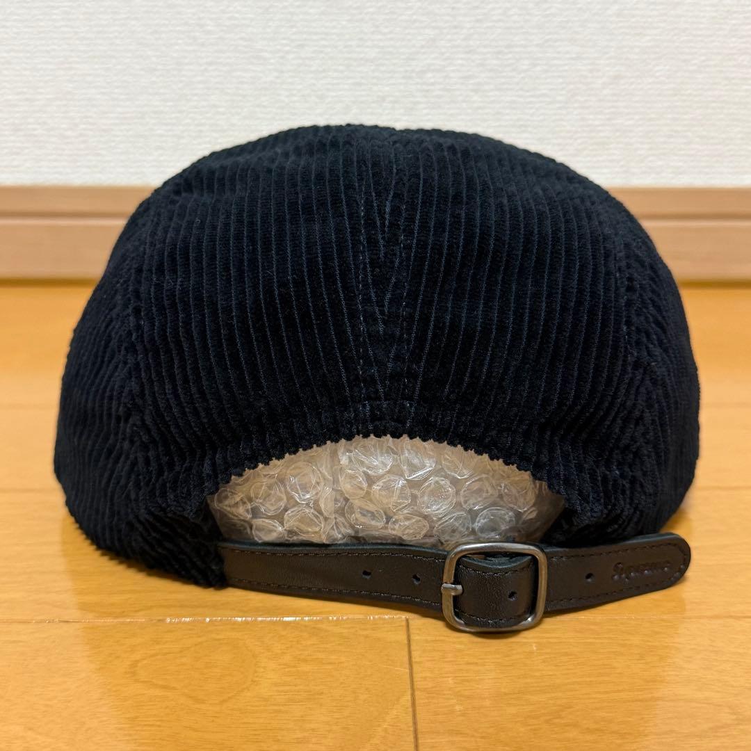 未使用 Supreme Corduroy Camp Cap ブラック 25aw