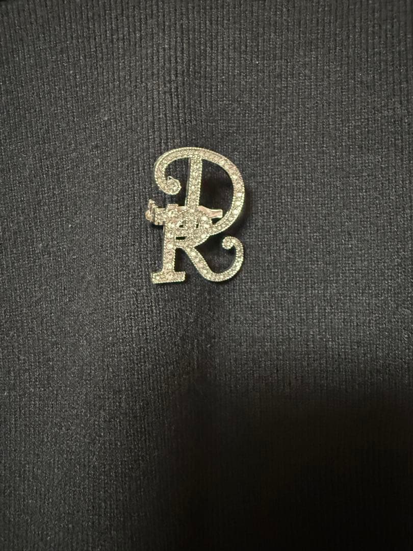 ダーリッチ　ビジューケープニットミニワンピース　Darich ブラック