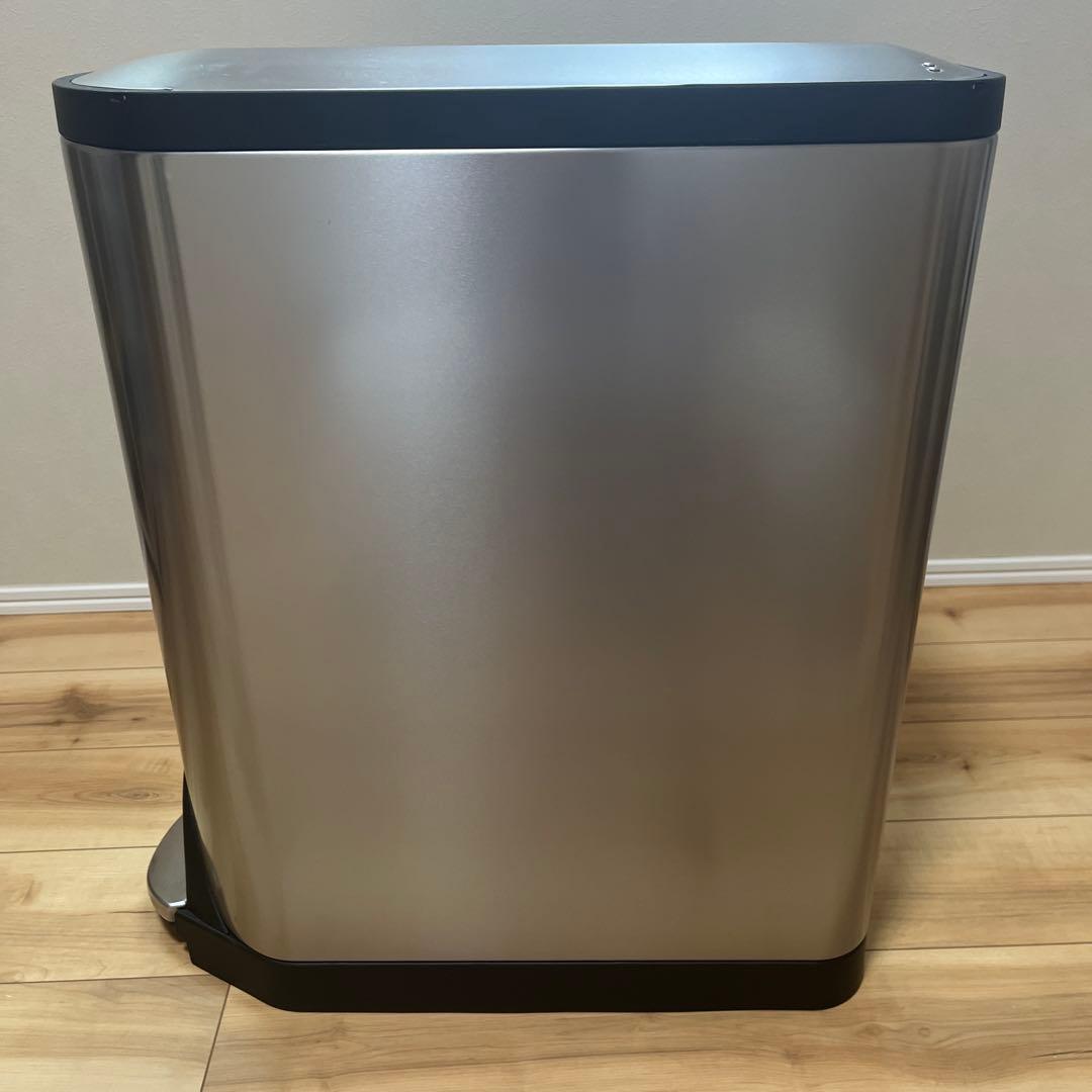 【美品】シンプルヒューマン バタフライステップカン 40L ゴミ箱　分別