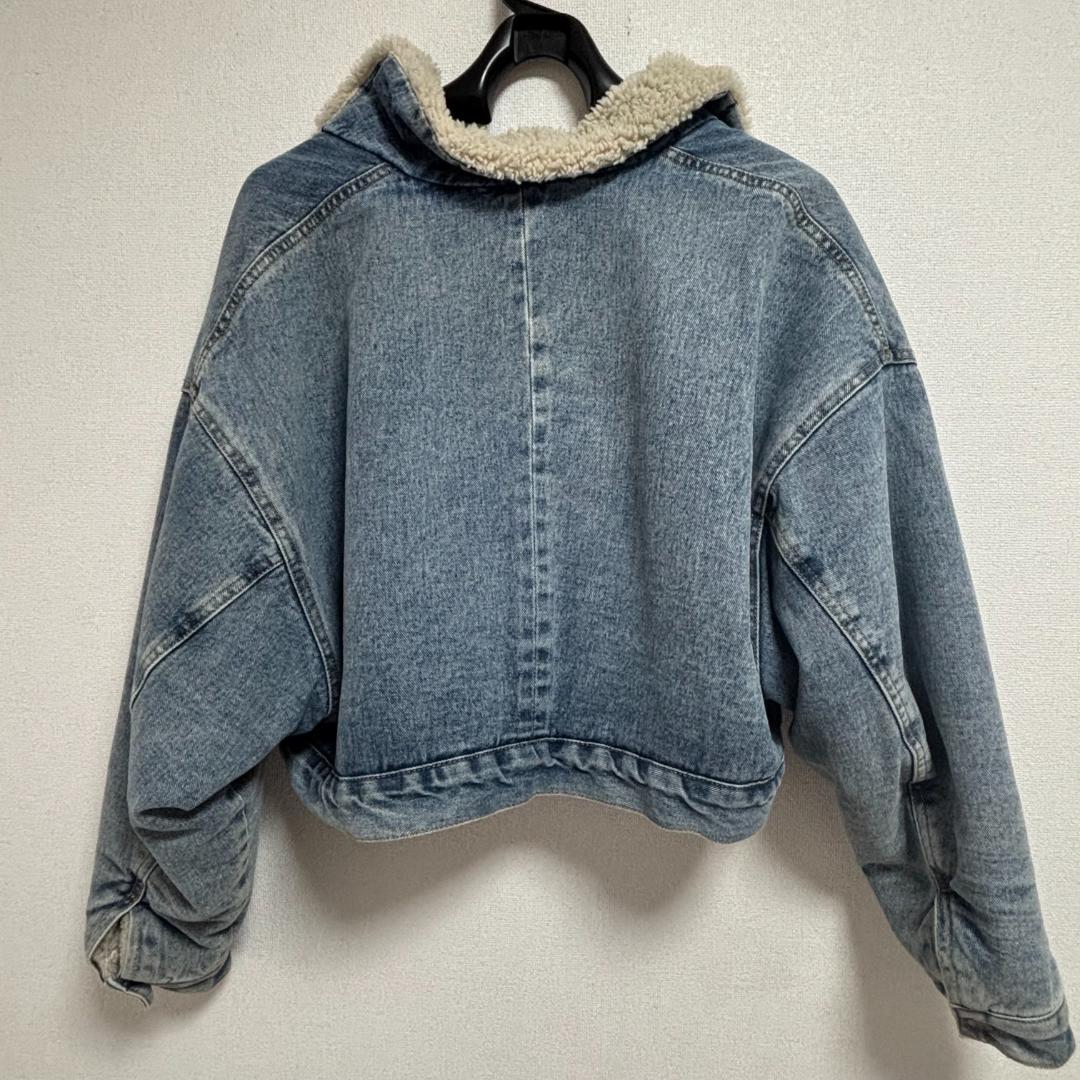 Tnewties　犬の鳴き声なびっくり　デニムジャケット　L