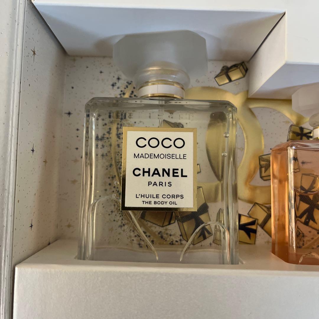 未使用 シャネル ココシャネルマドモアゼルコフレ 限定 パルファム ボディオイル