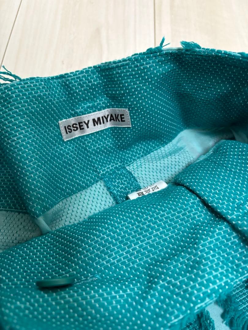 イッセイミヤケ　フリンジ　ワイドパンツ　2