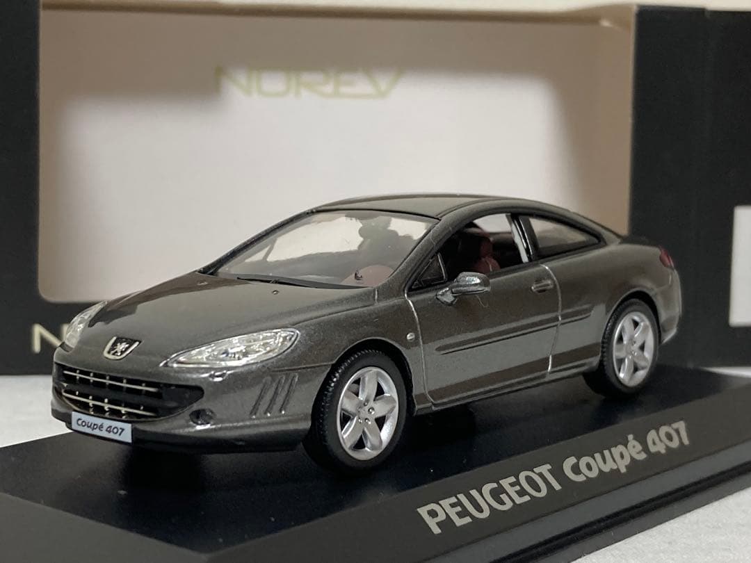 【さんざえ】プジョー407クーペ　ノレブ製1/43