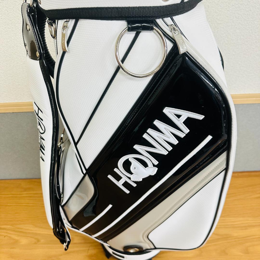 HONMA キャディーバッグ CB-12016 ホワイト/ブラック
