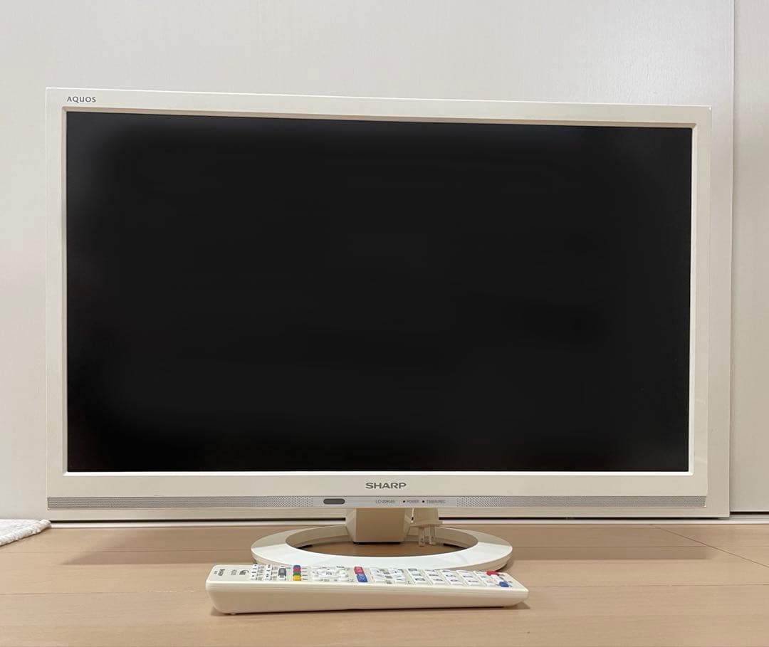 SHARP 液晶カラーテレビ　LC-22K45 ホワイト