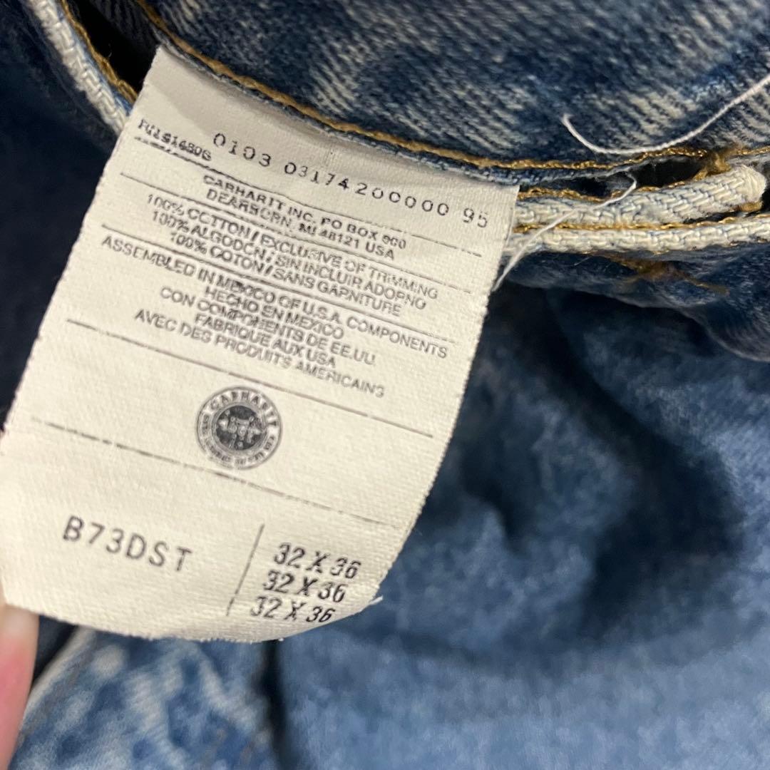 90s Carhartt ダブルニーペインターパンツ デニム　カーハート32