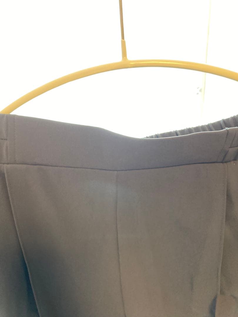 ソージュ　 SOÉJU ヴィンテージサテンパンツ　チャコールL