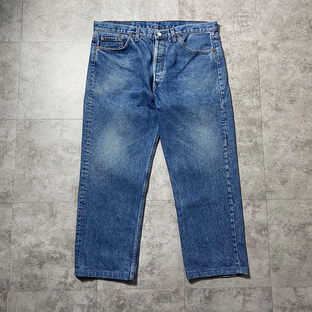 【W40 L36】Levis 501 リーバイス　ボタンフライ　縦落ち　デニム