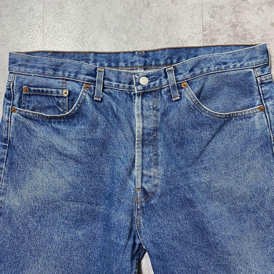 【W40 L36】Levis 501 リーバイス　ボタンフライ　縦落ち　デニム