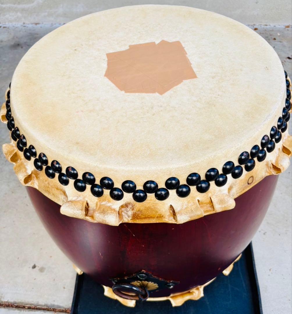 和太鼓 長胴 直径約45cm （約 1.5 尺） 練習用として十分使用可です!